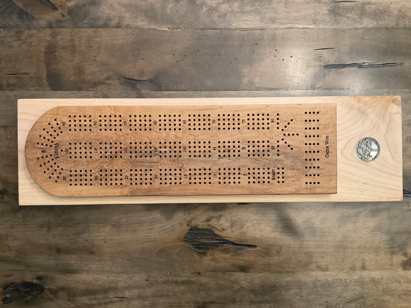 Cribbage Board (Birdseye Maple & Sugar Maple) #01