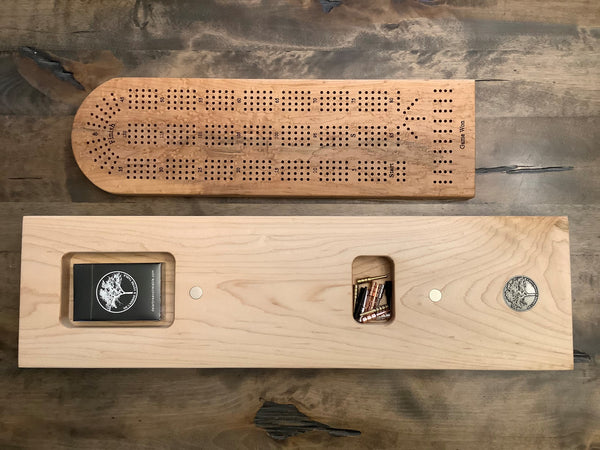 Cribbage Board (Birdseye Maple & Sugar Maple) #01
