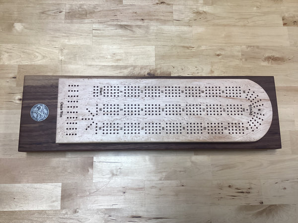 Cribbage Board (Bird eyes Maple & Black Walnut) #10