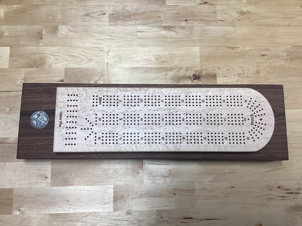 Cribbage Board (Bird eyes Maple & Black Walnut) #11
