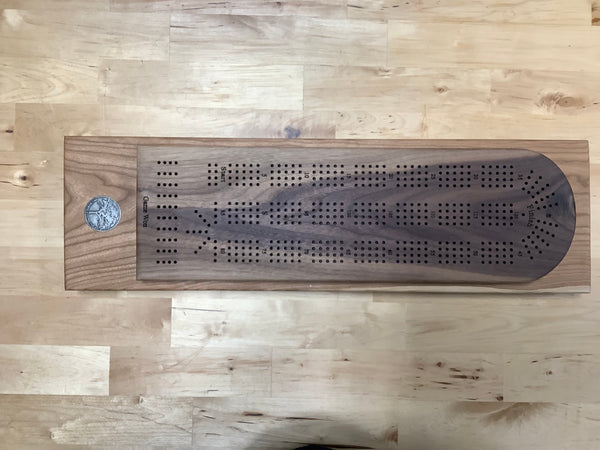Cribbage Board (Cherry & Black Walnut) #05