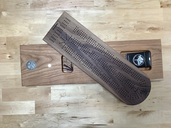 Cribbage Board (Cherry & Black Walnut) #05