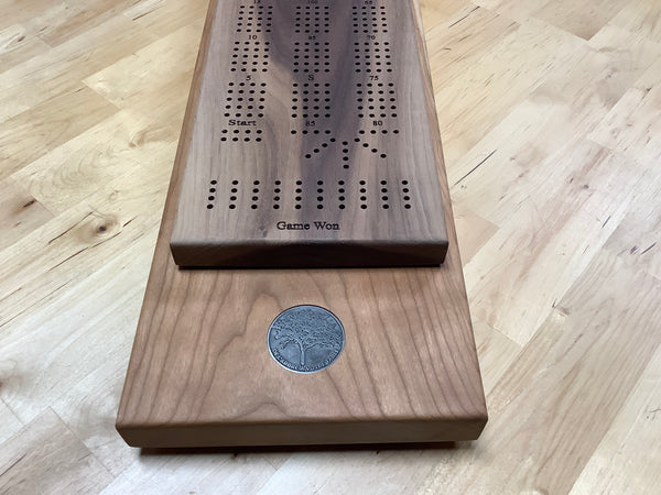 Cribbage Board (Cherry & Black Walnut) #05