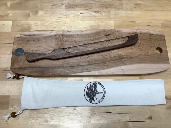 Presentation Board Set (Bird eyes Maple) with a Bread Knife #02EPA