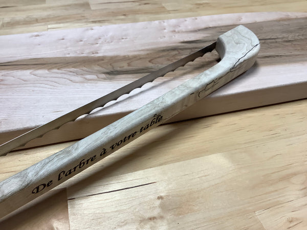 Presentation Board Set (Bird eyes Maple) with a Bread Knife #03EPA