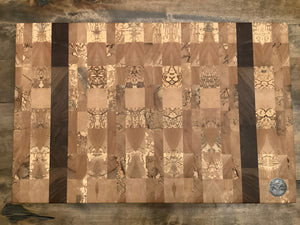 End grain cutting board (Ambrosia Maple) #01
