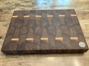 End grain cutting board (Black Walnut) #05