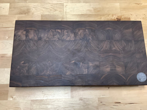 End grain cutting board (Black walnut) #PP02