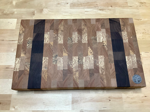 End grain cutting board (Spalted Maple) #PP07