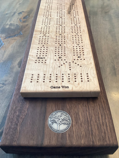 Planche de Crible (Érable piqué & Noyer noir) #03