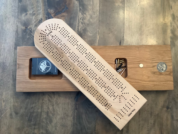 Cribbage Board (Maple & Cherry) #07