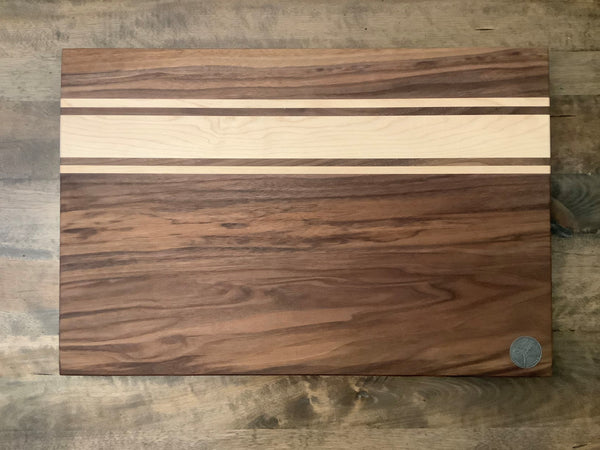 Cutting Board (Black Walnut and Maple) #21