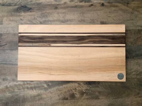 Cutting board (Maple and Black Walnut) #22