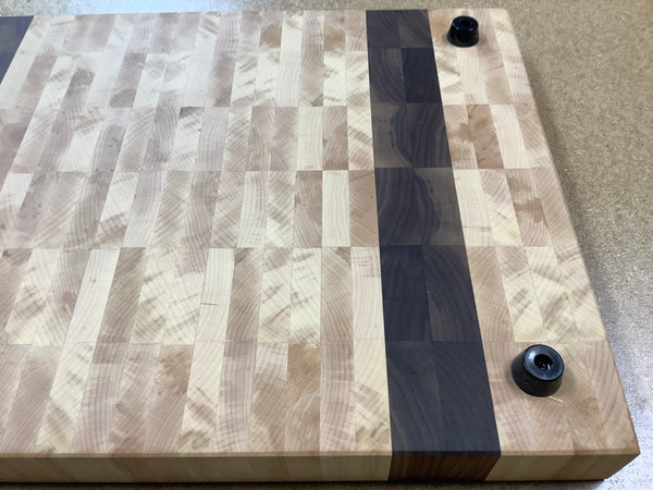 End grain cutting board (Maple and Black Walnut) #EG11