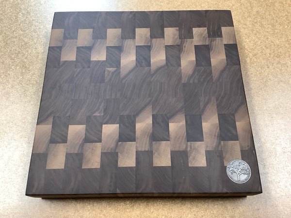 End Grain Cutting Board (Black Walnut) #PEG04