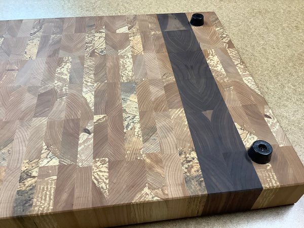 End grain cutting board (Spalted Maple) #EG02