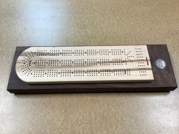 Cribbage Board (Bird eyes Maple & Black Walnut) #10