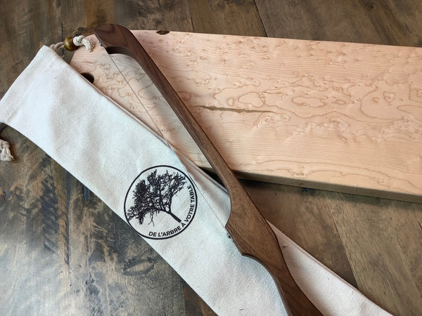 Presentation Board Set (Bird eyes Maple) with a Bread Knife #01EPA
