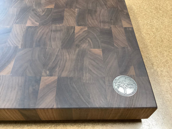 End grain cutting board (Black walnut) #EG03