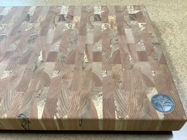 End grain cutting board (Spalted Maple) #EG07