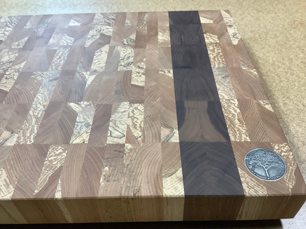 End grain cutting board (Spalted Maple) #EG01