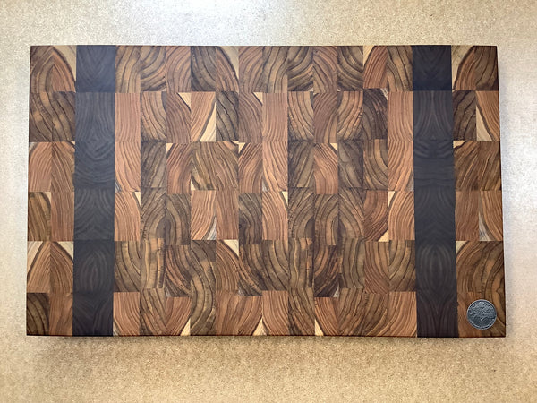 End grain cutting board (Teak) #EG05