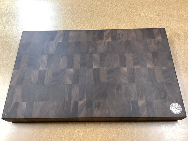 End grain cutting board (Black walnut) #EG10