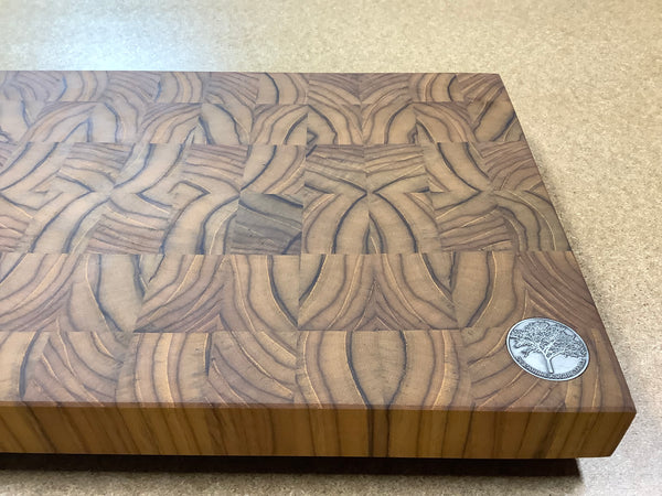 End grain cutting board (Teak wood) #PEG03