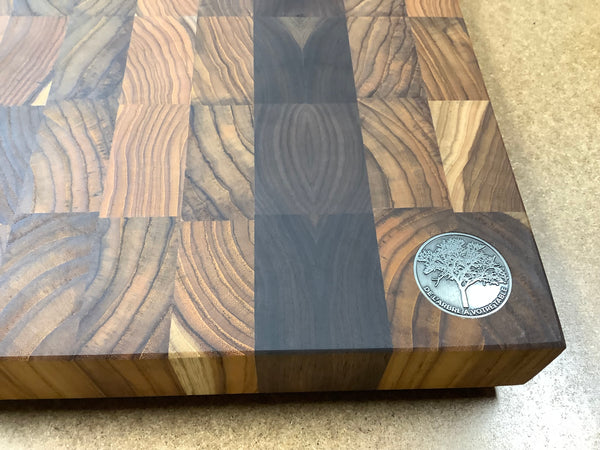 End grain cutting board (Teak) #EG04