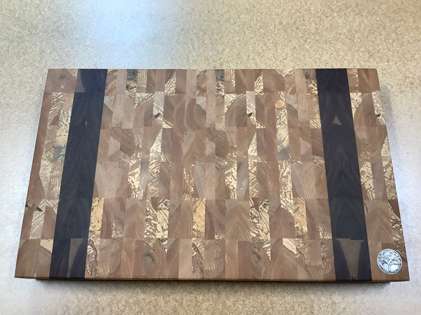 End grain cutting board (Spalted Maple) #EG02
