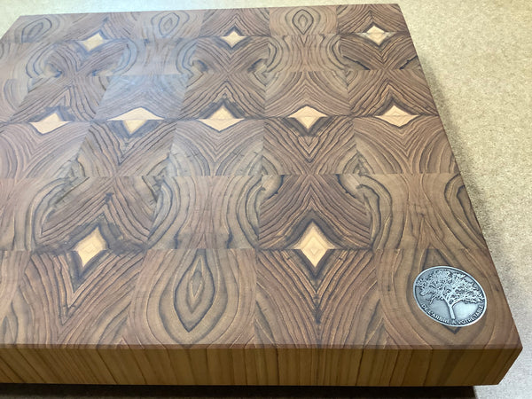 End Grain Cutting Board Teak wood) #EG12