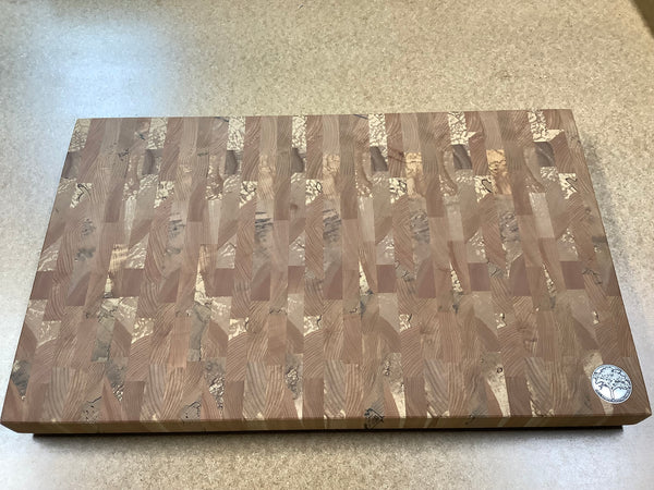 End grain cutting board (Spalted Maple) #EG07